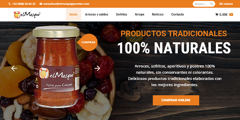 nueva web El Mosqui Gourmet